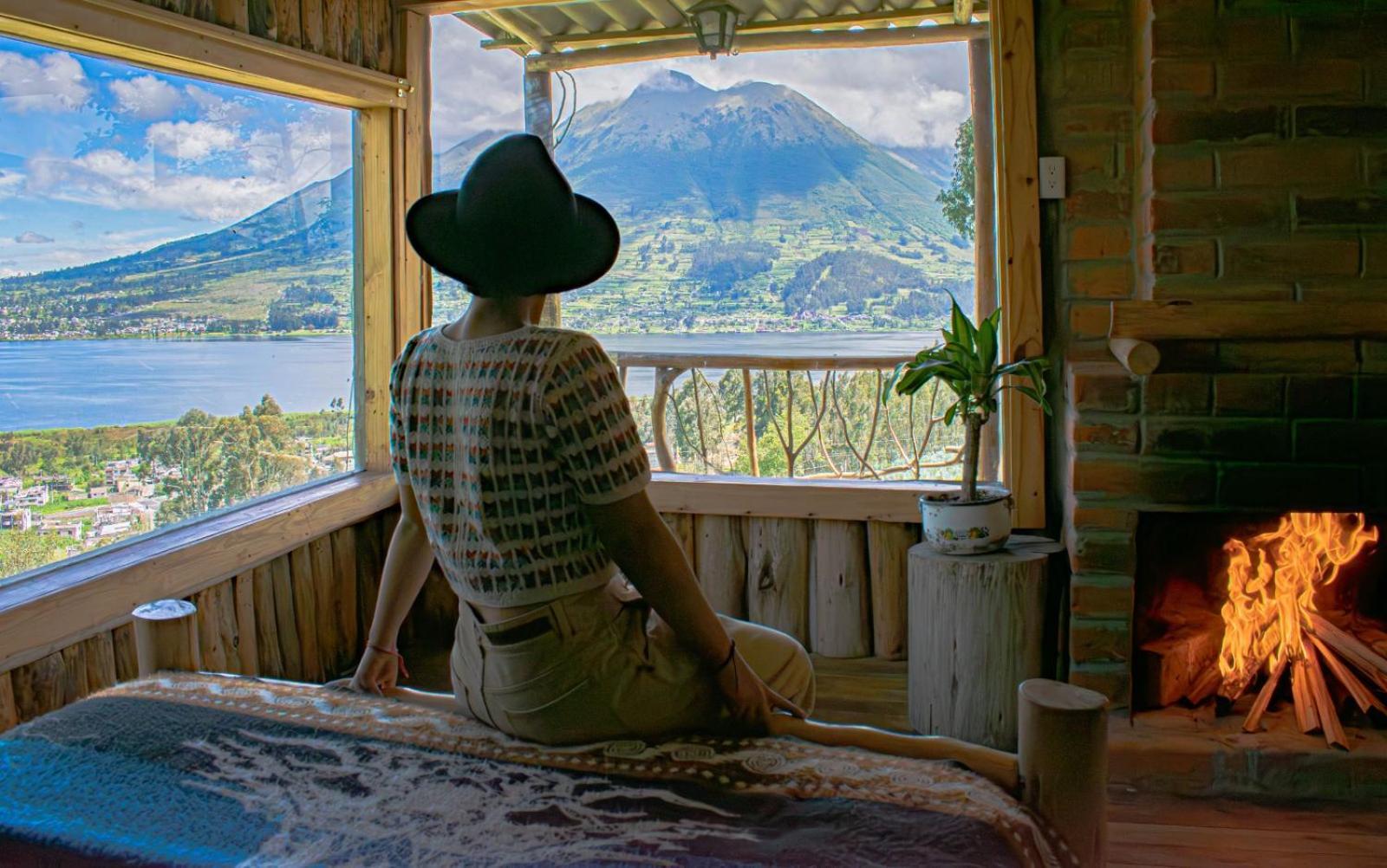 Cabanas Y Glampings Balcon Del Lago Otavalo Kültér fotó
