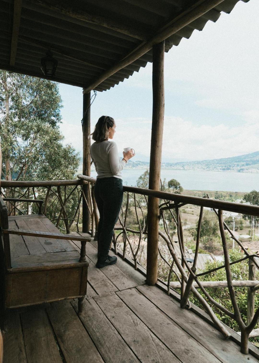 Cabanas Y Glampings Balcon Del Lago Otavalo Kültér fotó